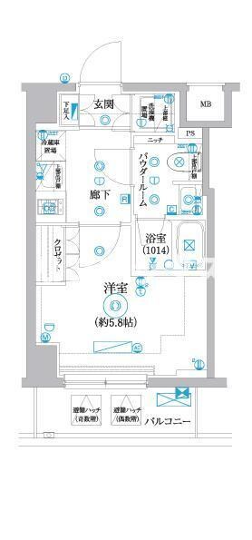 セジョリ横浜鶴見Ⅲの物件間取画像