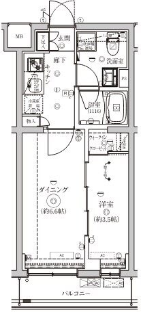 ベルシード野毛山公園の物件間取画像