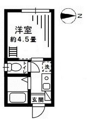 グローリア菊名の物件間取画像