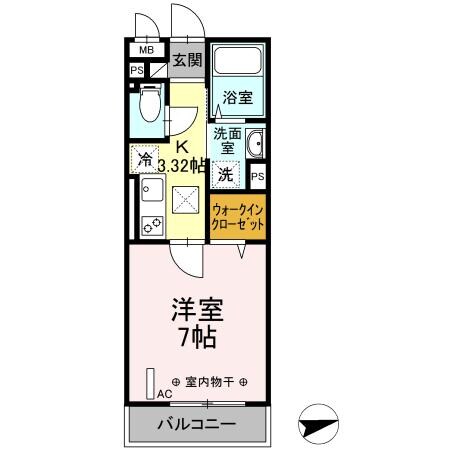 オリヴィア山手の物件間取画像