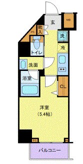 鶴見市場駅 徒歩1分 7階の物件間取画像