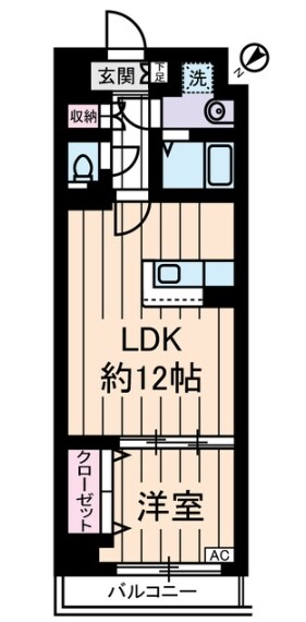 関内駅 徒歩11分 7階の物件間取画像