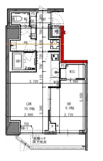 ジェノヴィア花月総持寺　の物件間取画像