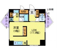 サンフレア日出町の物件間取画像