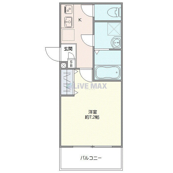 ジーメゾン福生牛浜リントの物件間取画像