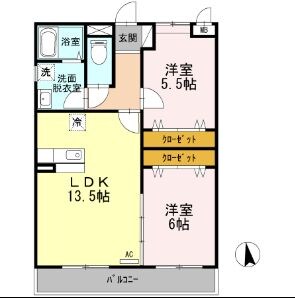 シャルマン瀬底の物件間取画像