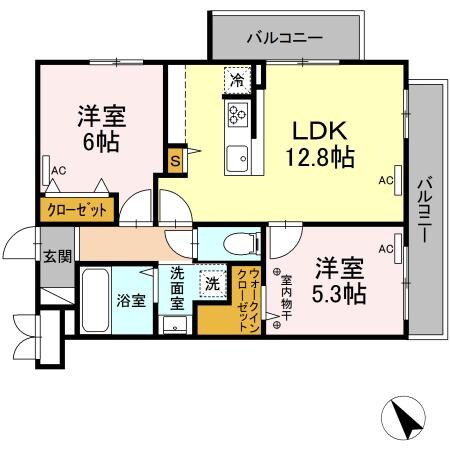 T&R Apartmentの物件間取画像