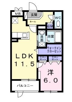 サニーグレイスの物件間取画像