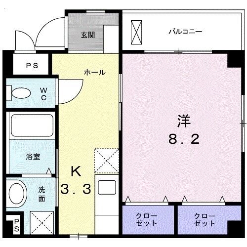 ブライトヒルＭⅡの物件間取画像