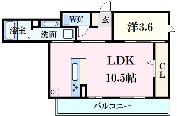 シャルマン吉島の物件間取画像