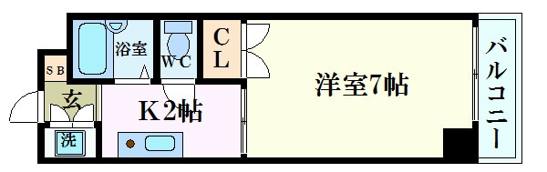 ルミネ東白島の物件間取画像