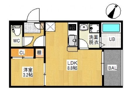 REGALEST廿日市駅南の物件間取画像