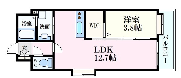 VITA西原の物件間取画像