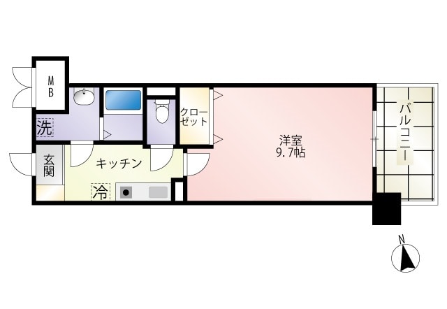 第21友建ビルの物件間取画像