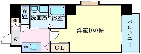 ヒルズ向洋駅前の物件間取画像