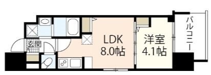 プライマル広島駅の物件間取画像