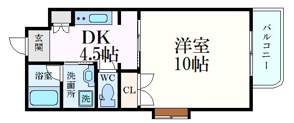 リバーハイム古市の物件間取画像