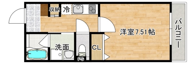 MEER（ミーア）の物件間取画像