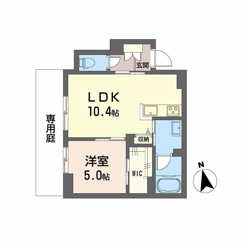 リバーサイドクレドの物件間取画像