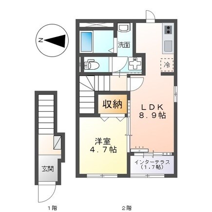 （仮称）スターテラスⅡ戸坂山根の物件間取画像