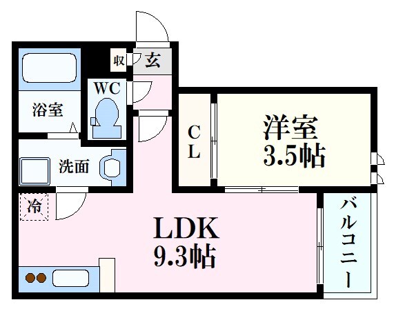 海田市駅 徒歩4分 2階の物件間取画像