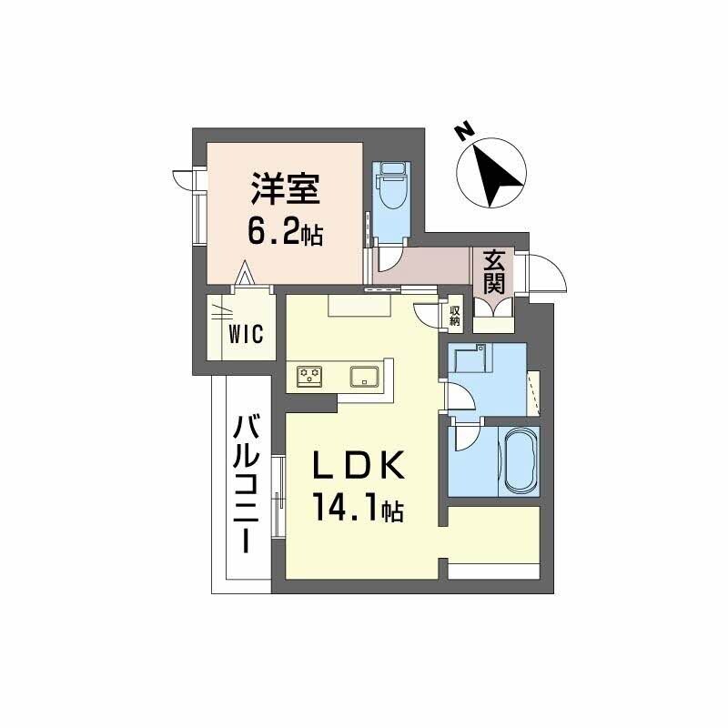 オルタス（ＯＲＴＵＳ）の物件間取画像