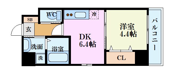 Welsh.Sビル5（ウエルッシュSビル5）の物件間取画像