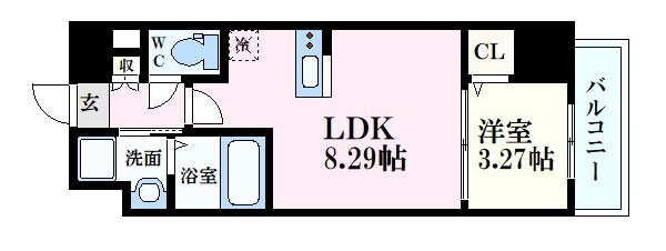 サムティ舟入IIの物件間取画像