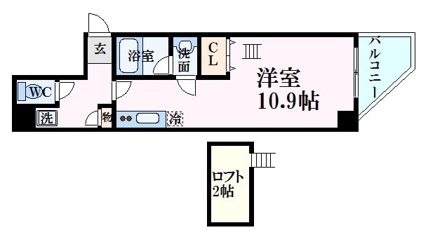 エクセリア舟入本町の物件間取画像