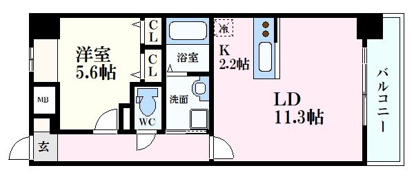 ウイング宝町ファイブの物件間取画像