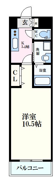 プレヴナンスＭの物件間取画像