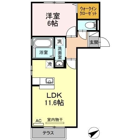 カスタリアの物件間取画像