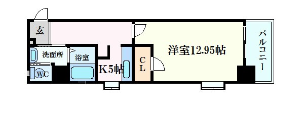 ロアール松川町の物件間取画像