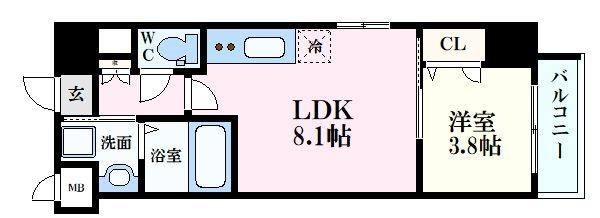 S-RESIDENCE宇品5丁目IIの物件間取画像