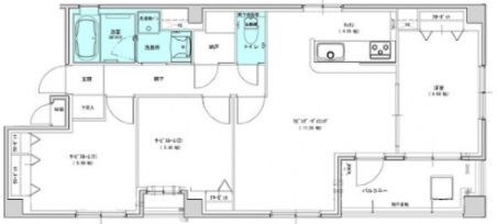 トーソク幟町ビルの物件間取画像