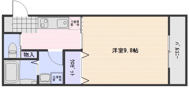 盛林レジデンスB棟の物件間取画像