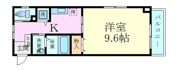 シャルマンホームズの物件間取画像