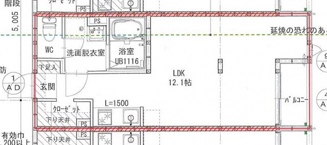 M Terrace江波二本松の物件間取画像