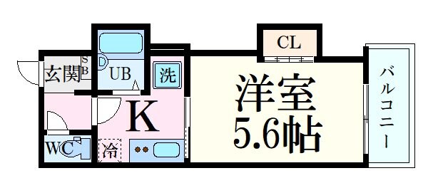 リアンハイムの物件間取画像