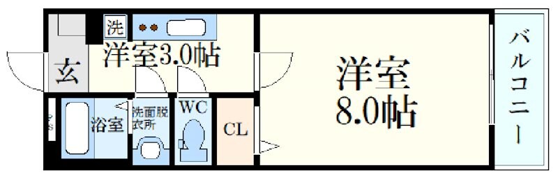 天神川駅 徒歩2分 2階の物件間取画像