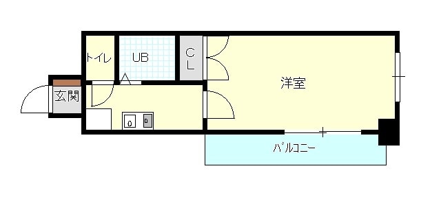 サンドエル東蟹屋の物件間取画像