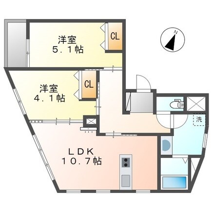 アリエッタ広島駅前の物件間取画像