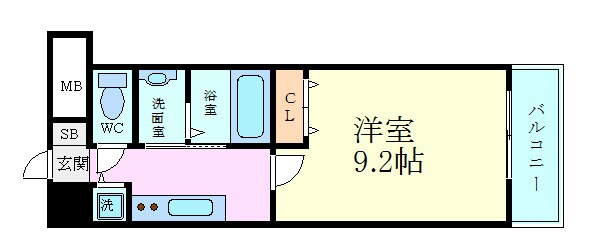 グラビスコート加古町の物件間取画像