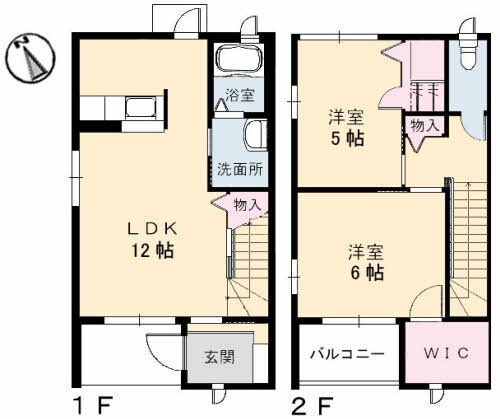 ソレイユ東雲の物件間取画像