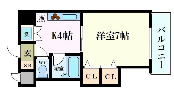 ベルレージュ二葉の里の物件間取画像