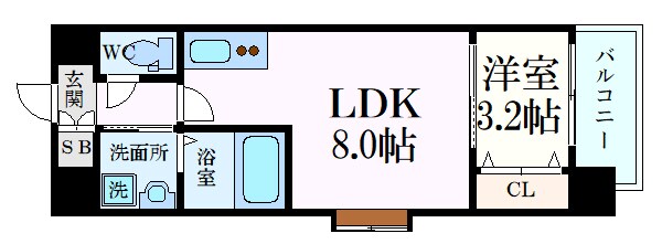 EIGHTVALLEY　CastleSideの物件間取画像