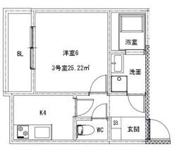 アドバンス中広町の物件間取画像