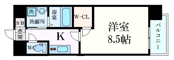 EIGHTVALLEY　CastleSideの物件間取画像