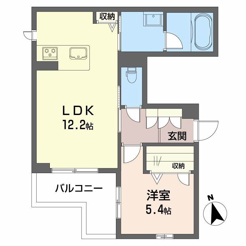 グレース　ノア　十日市の物件間取画像