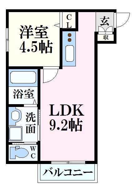 N-庚午北の物件間取画像